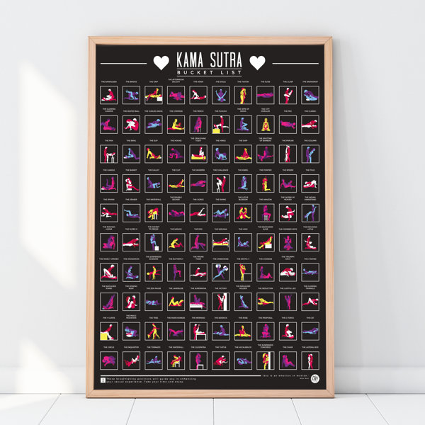 East Urban Home 100 Kama Sutra Positions - Graphic Art | Wayfair.co.uk